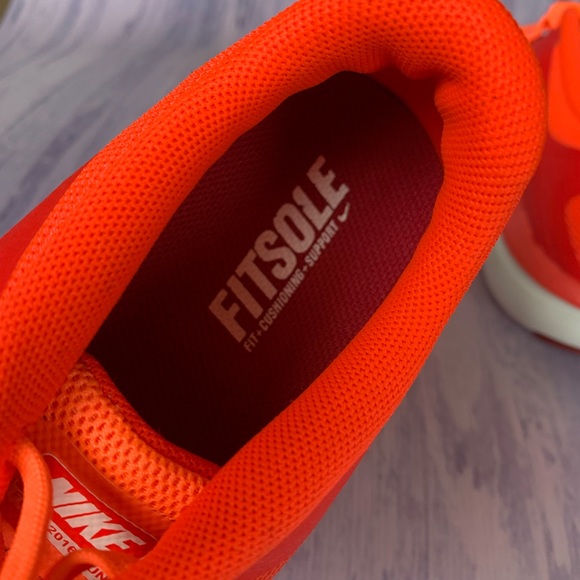 🥳🎀 Host Pick 🎀🥳 Nike Womens Flex 2016 Red Orange Running Shoes Sneakers … - Picture 9 of 10